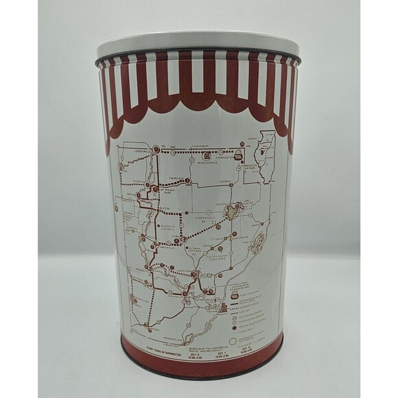 VTG 1990-91 KITCHEN COOKED POTATO CHIPS TIN 2ND LIMITED EDITION RED AND WHITE - Picture 2 of 11